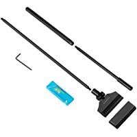 POPETPOP Aquarium Algen - Rasqueta de Afeitar (65 cm- aleación de Aluminio- para Limpieza de Algas- con 10 Cuchillas…